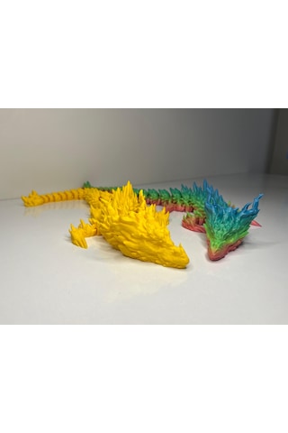 3d Hareketli Ejder Figürü