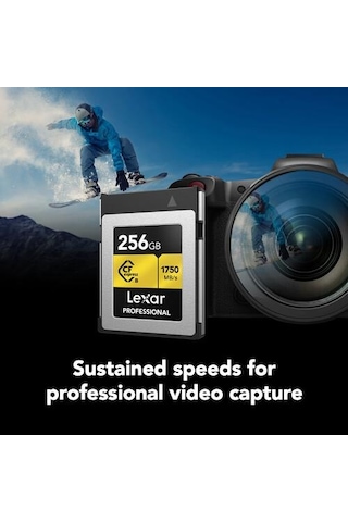 Lexar LCXEXPR256G-RNENG 256 GB Cfexpress Type B Hafıza Kartı