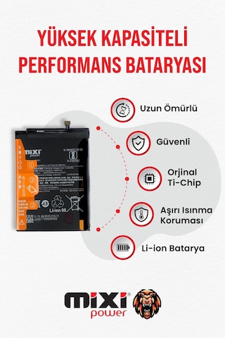 Xiaomi Redmi 8 / Redmi Note 8a Uyumlu Tam Kapasite Batarya