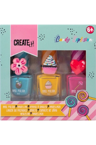 Create It Oje Ve Yüzük Seti - Cupcake - Candy Explosion