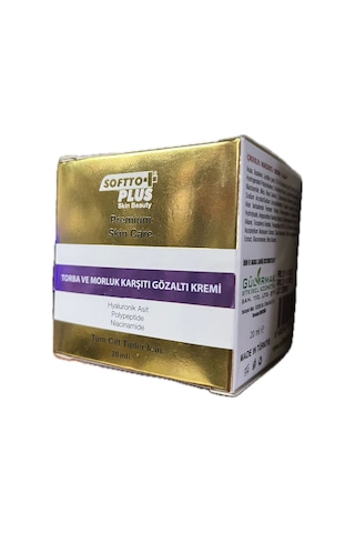 Softto Plus Torba ve Morluk Karşıtı Göz Altı Kremi 20 ML