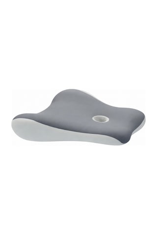 Viscora Premium Pozisyon Yastığı Üst Segment Ortopedik Destek Minderi, Ergonomik Visco Tasarım, Be Gri