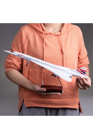 British Airways Concorde Jet Yolcu Uçağı Model Uçak 1/125 Ölçek 50cm