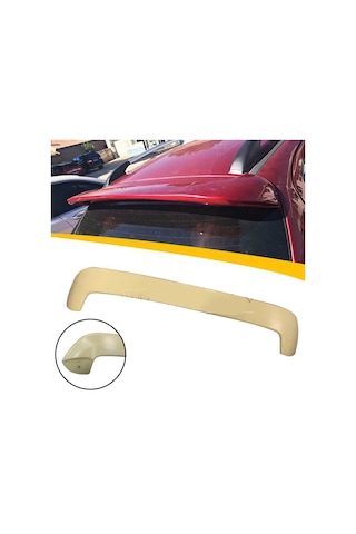 Peugeot 206 Bagaj Üstü Spoiler Parlak Siyah Spoyler Plastik İthal