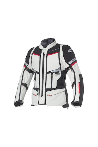 Clover Gts-5 Korumalı Motosiklet Montu Gri Siyah