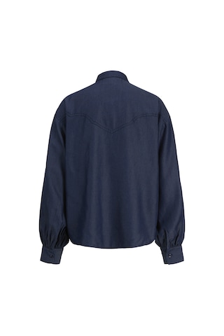 Jack & Jones Kadin Gömlek - Debby - 12280995 Dark Medium Blue Denim