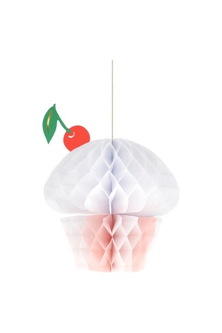 Meri Meri - Honeycomb Cupcake Decorations - Petek Cupcake Süsleri - 4 Adet