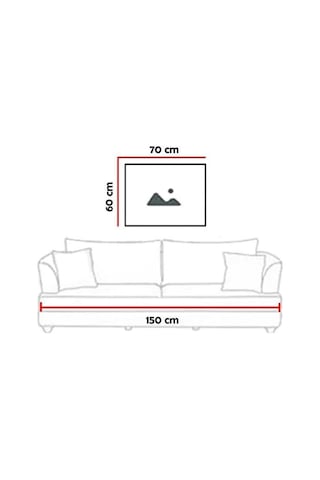 60 X 70 Cm Mavi & Mor Dalga Desenli Cam Tablo 4Mm Temperli Camdır (503300077)