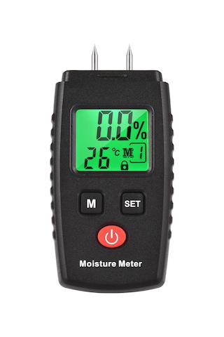 Lepmerk Mini Dijital Ahşap Nem Ölçer, Yakacak Odun İçin Nem