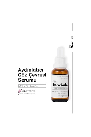 The NewLab Göz Altı Torbalanma Ve Morluk Karşıtı, Göz Çevresi Aydınlatıcı Serum 30 Ml (Caffeine 5% Green Tea)