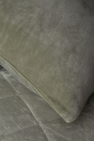 Wellsoft Kapitone Yatak Örtüsü Seti Çift Kişilik Hardy Yeşil Yeşil