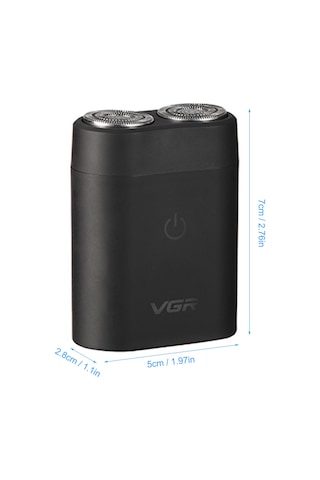 Cbtx VGR Taşınabilir Elektrikli Mini Tıraş Makinesi USB Şarjlı