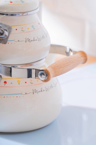 Made With Love Emaye Çaydanlık Takımı - 1/2 Lt Çok Renkli