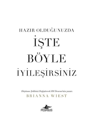 Hazır Olduğunuzda İşte Böyle İyileşirsiniz / Brianna Wiest