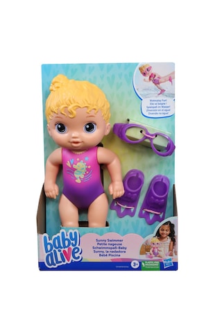 Baby Alive Sunny Swimmer Küçük Yüzücü Oyuncak Bebek