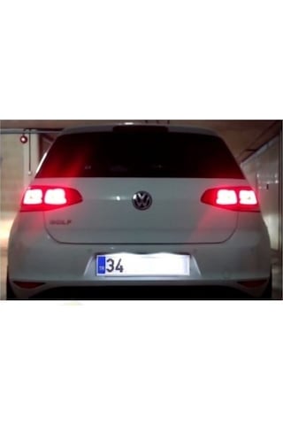 Vw Golf 7 Beyaz Led Plaka Lambası Ampul Seti T10 W5w