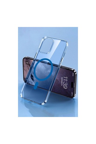 Apple İphone 14 Pro Kılıf Tron Şeffaf Magsafe Kapak