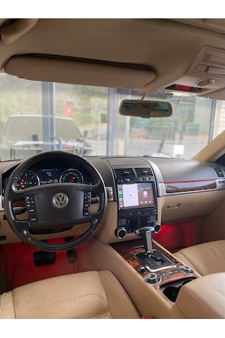 Volkswagen Touareg 2003-09 9" Uyumlu Androıd Multimedya Gerçek 2/32 Kablosuz Carplay Geri Görüş Kameralı 9"