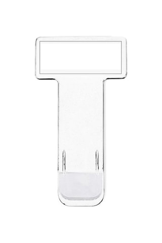 Oto Araç Içi Plastik Şeffaf Kartvizit Bilet Izin Kağıdı Tutucu