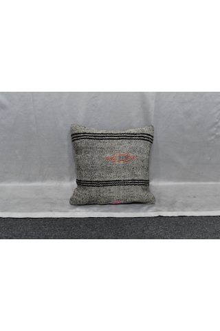 Zehra Abla Halı Yeni El Dokuma Dekoratif Kilim Kırlent Yastık Kılıfı 7200 Çok Renkli