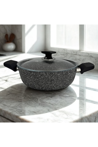 Vivaldi Granit Basık Tencere 26 Cm