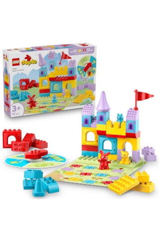 LEGO® DUPLO® Hopsy’nin Kale Oyunu 10450 - 3 Yaş ve Üzeri Çocuklar için 3 Hayvan Figürü İçeren Eğitici Oyuncak Yapım Seti (47 Parça)