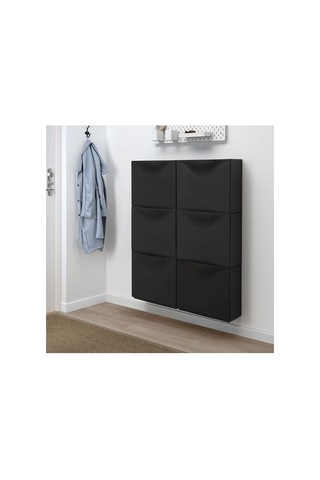 Ikea Trones Ayakkabı Dolabı, Siyah, 52x39 Cm