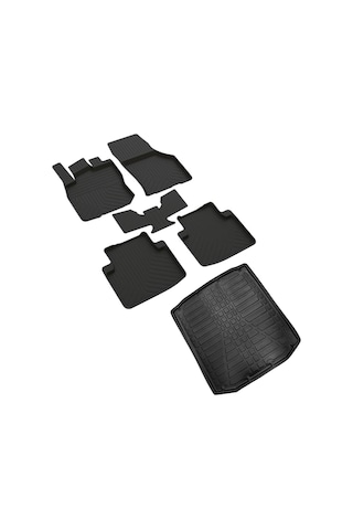 Skoda Superb Ferrous 4D Havuzlu Kauçuk Paspas ve 3D Bagaj Havuzu 2024 ve Üstü