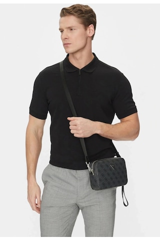 Guess Mılano Mını Camera Bag Erkek Siyah Omuz Çantası Pmmılop5245-bla Siyah