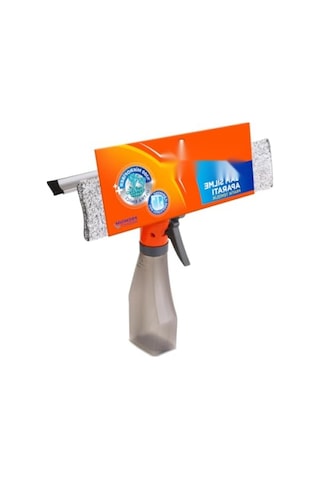 3'ü 1 Arada Mikrofiberli Cam Silme Aparatı Açık Gri