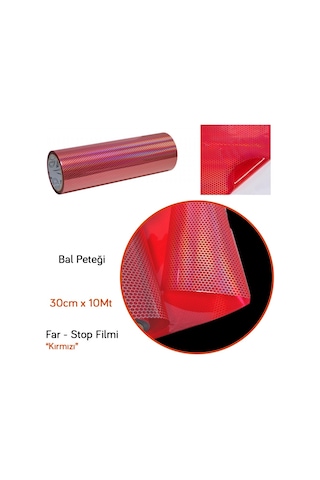 Guard Far Stop Filmi Bal Peteği Kırmızı 30 Cm X 10 Mt