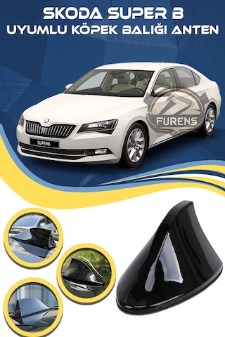 Skoda Superb Uyumlu Oto Balık Sırtı Anten Elektrikli Köpekbalığı Balina Tavan Anten