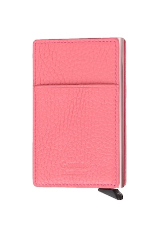 Walsmart Pocket Flotur Akıllı Mekanizmalı Deri Cüzdan Pembe