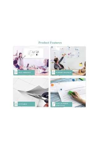 Manyetik Yapışkan Beyaz Tahta Filmi 60 x 90 CM