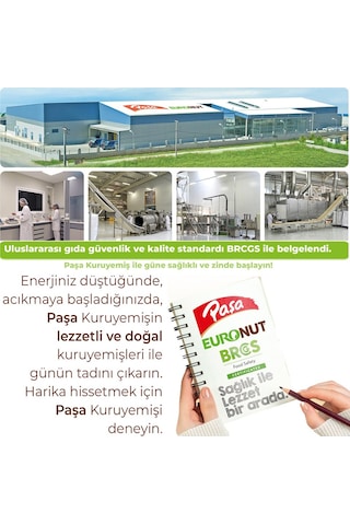 Paşa Kuruyemiş Çiğ Karışık Naturel Kuruyemiş 12 x 40 G