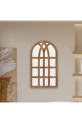 Suntek Kemerli Bölmesi Ayna Duvara Monte Dekoratif Akrilik Camı Kahverengi