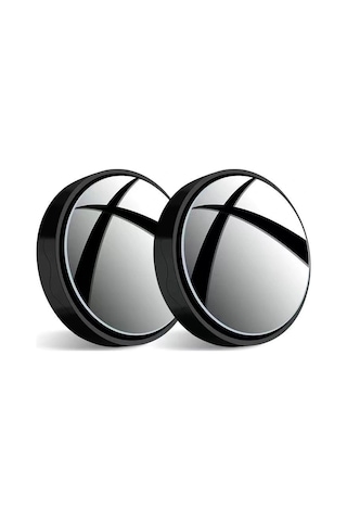 Wezone Araç Geri Görüş Ayna Seti: Süper Tutuculu 360 Ayarabilir Geniş Açı, Kör Nokta Gözlem, Siyah 2 Adet