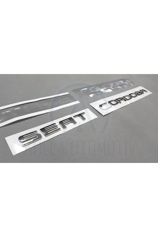 Seat Cordoba 6K 6L 1998-2010 Bagaj Yazisi Takim Krom 377522256