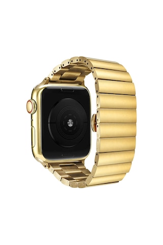 Apple Uyumlu Watch Ultra 49mm Kordon Krd-41 Metal Strap Kayış