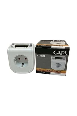 Zaman Ayarlı Dijital Saatli Priz Ct 9182 Hbv000007s8h2