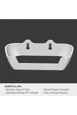 Deco Be25 Ve Be22 Wi-fi 7 Mesh Sistemi İçin Özel Üretim Duvar Montaj Aparatı