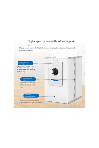 Xiaaokeji Ecovacs Deebot Robotik Süpürge Toz Torbaları İçin 10 Adet Toz Torbası