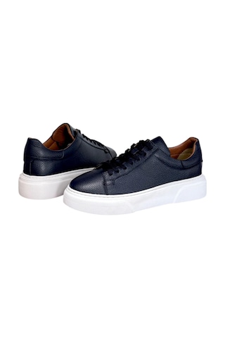 Taşpınar %100 Hakiki Deri Ortopedik Yazlık Hafif Erkek Rahat Günlük Sneaker 38-47 Lacivert