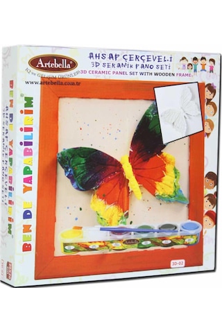 3d-02 Artebella Seramik Boyama Seti 20x20 Cm