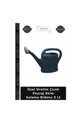 Özel Üretim Çiçek Peyzaj Ekim Sulama Bidonu 5 Lt