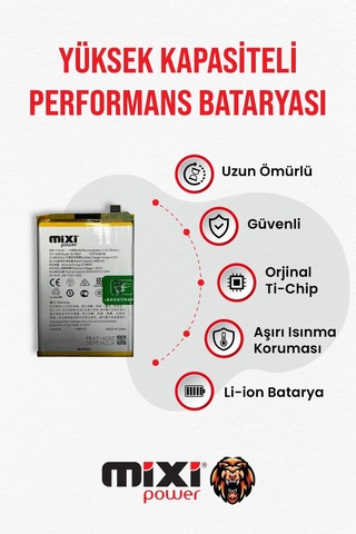 Realme C75 Uyumlu Tam Kapasite Batarya Tr Garantili