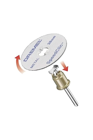 Sc456 Ez Speedclic Metal Kesme Diski, 38 Mm, 5'li