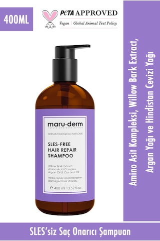 Maruderm Saç Onarıcı Sülfatsız Şampuan 400 ML