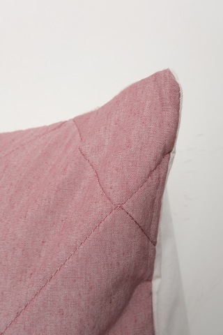 Kapitoneli Yastık Kılıfı 2 Adet 50x70 Cm Bordo