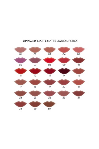 Golden Rose Liping My Matte Likit Ruj No: 17 - Suya Dayanıklı Ultra Mat Ruj Sku: Smg8690010429605